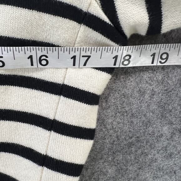 AVV Standard Michel Clan Blazer US S 38 Black Striped Knit Jacket Career Luxury - Picture 7 of 13